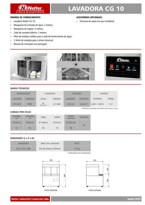 Ficha Técnica pg2 CG10 Netter