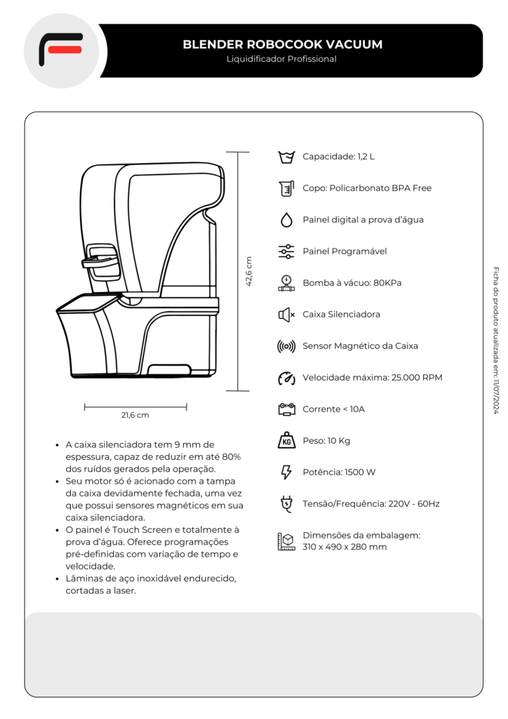 FREECOOK ROBOCOOK VACUUM